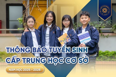 THÔNG BÁO TUYỂN SINH CẤP TRUNG HỌC CƠ SỞ NĂM HỌC 2025 - 2026