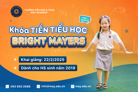 TUYỂN SINH KHÓA TIỀN TIỂU HỌC BRIGHT MAYERS 2025